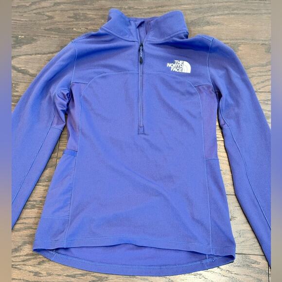 THE NORTH FACE WOMEN'S SUNRISER ¼-ZIP Cave Blue Size Small - Picture 5 of 12
